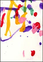 Red Beret 2 Dachshund painting