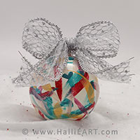 Paw Painted Ornaments for Christmas