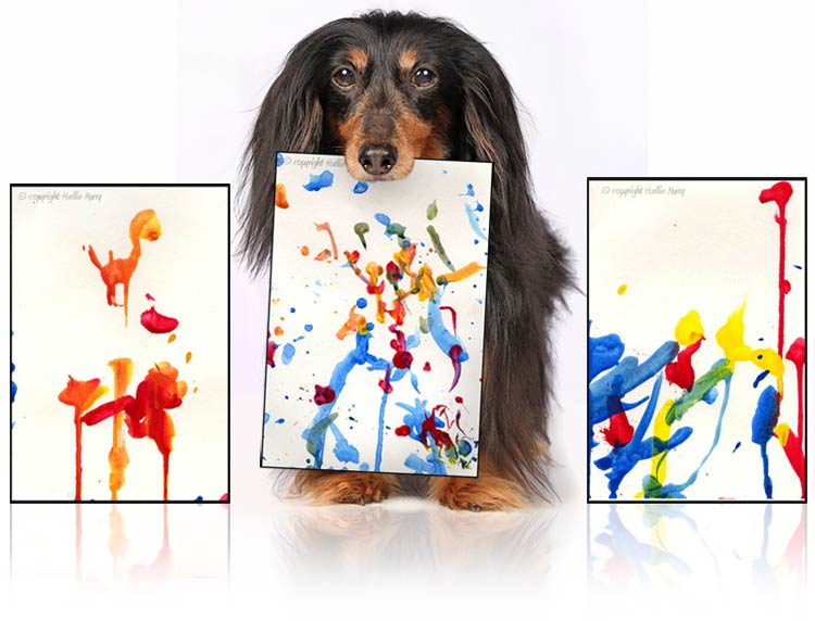 Hallie Dachshund Painting