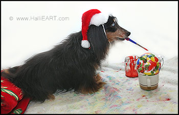 Hallie Art Ornaments